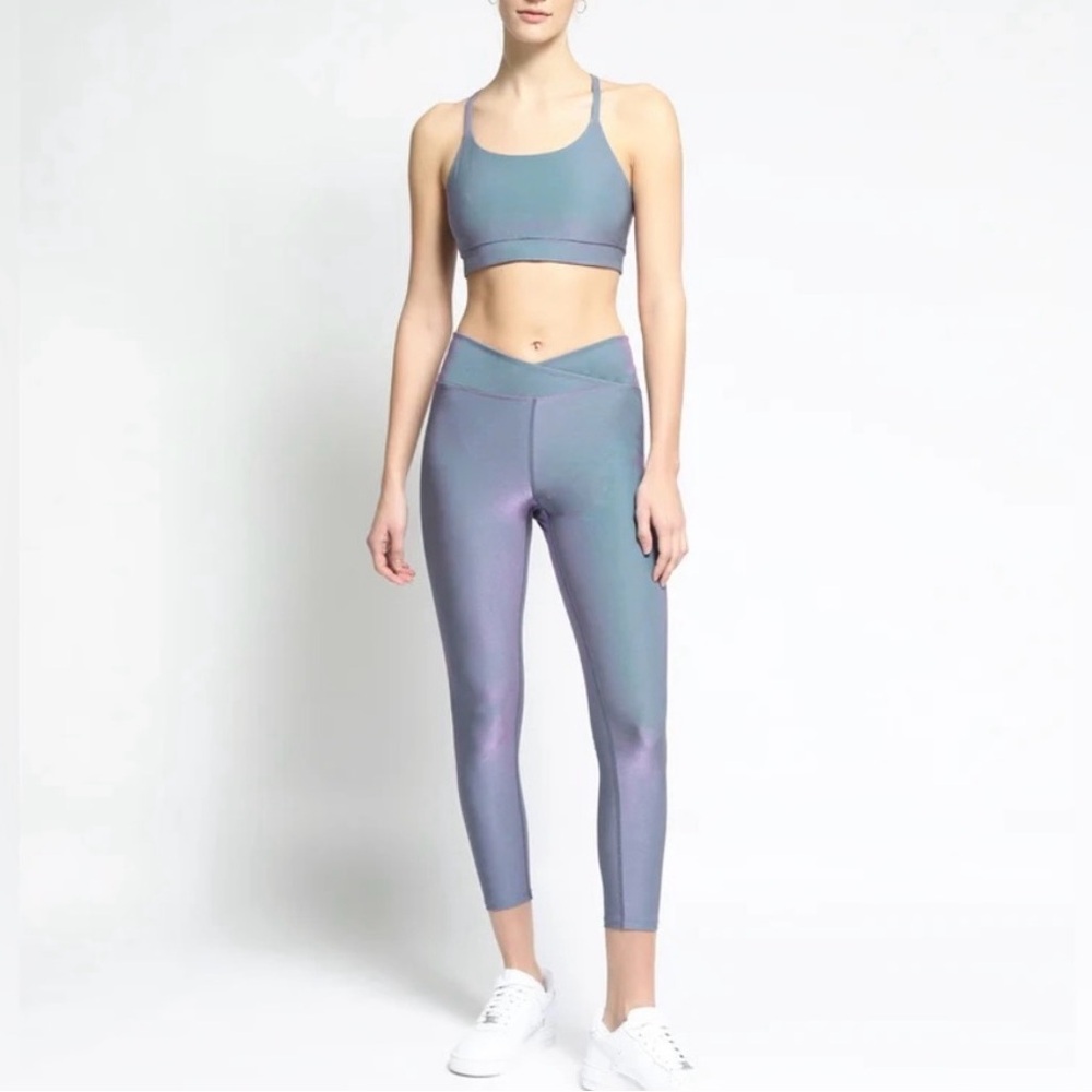 Twenty Montreal dual color leggings blue S iridescent